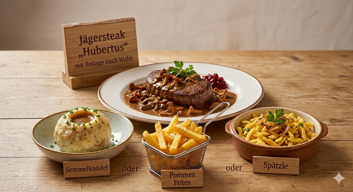 Jägersteak `Hubertus`